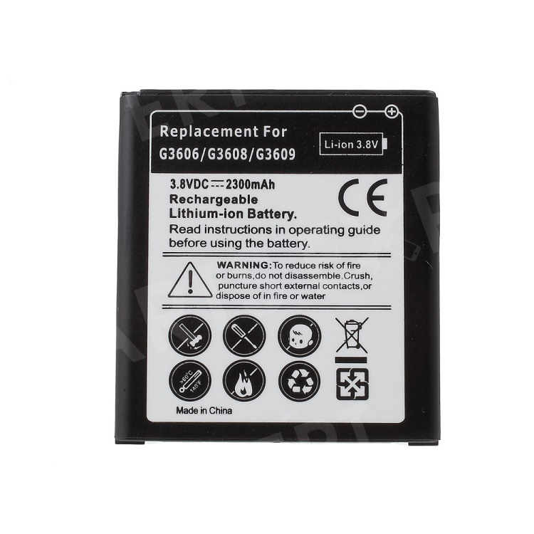 

2300mAh Rechargeable Li-ion Battery Replacement for Samsung Galaxy Core Prime SM-G360 G3606 G3608 G3609, Galaxy Core Prime SM-G360