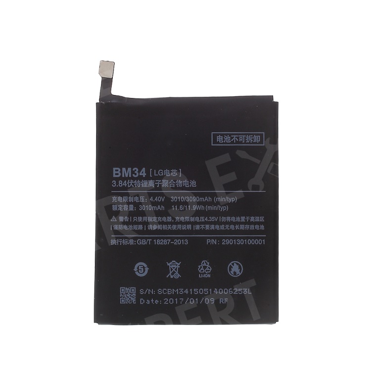 

For Xiaomi Mi Note Pro OEM Battery Replacement BM34 3090mAh 3.84V, Other Xiaomi Models