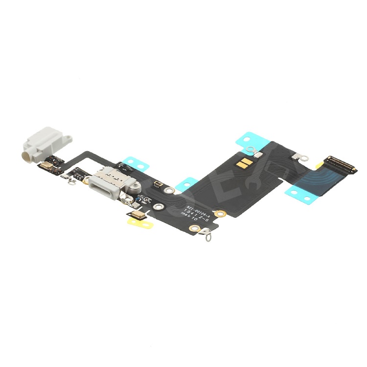 

High Quality 1:1 Charging Port Flex Cable for iPhone 6s Plus 5.5 inch - White, iPhone 6s Plus 5.5-inch