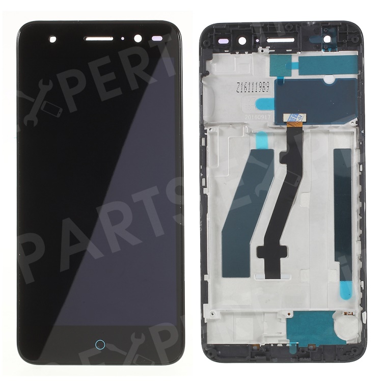 

OEM LCD Screen and Digitizer Assembly + Frame Replacement for ZTE V7 lite - Black, ZTE Blade V7 Lite