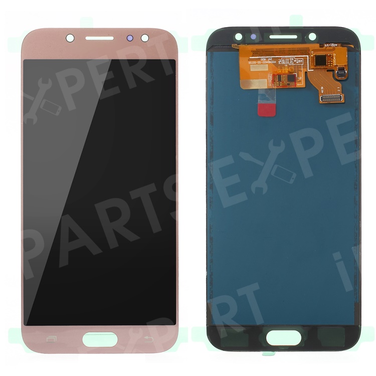 

LCD Screen and Digitizer Assembly Spare Part for Samsung Galaxy J7 2017 J730 with Screen Brightness IC and Adhesive Sticker - Rose Gold, Galaxy J7 (2017)