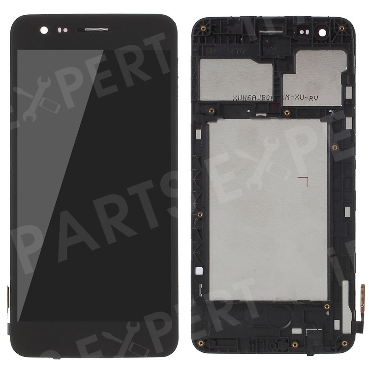 

LCD Screen and Digitizer Assembly + Frame Part Replacement for LG K4 (2017) M160 - Black, LG K4 (2017)