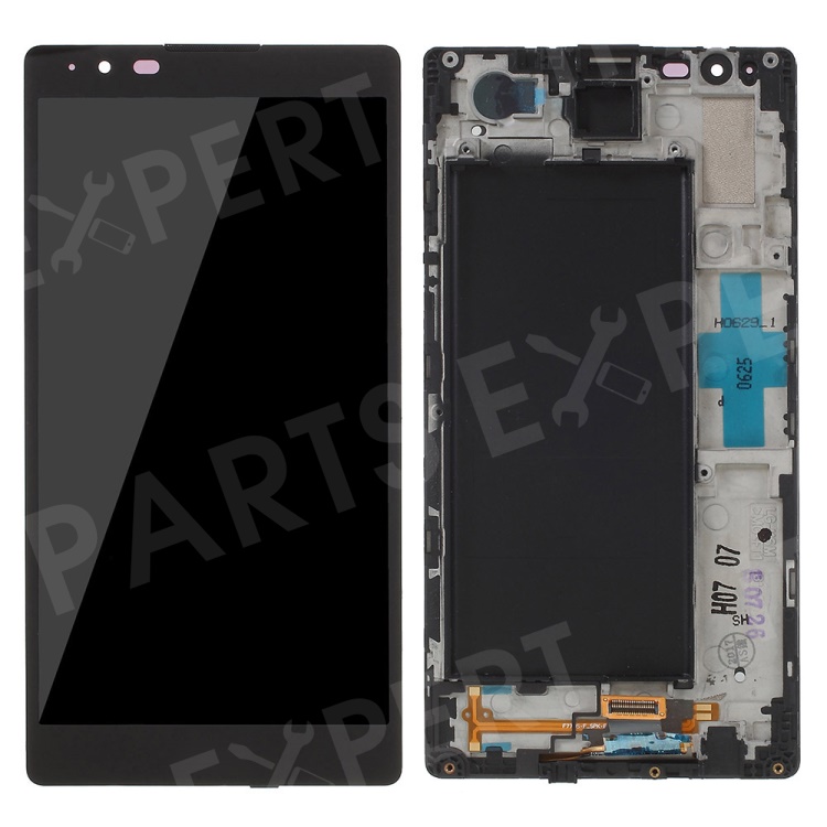 

OEM LCD Screen and Digitizer Assembly + Frame Replacement for LG X max K240 - Black, LG X max