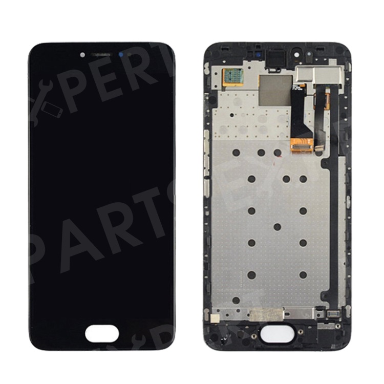 

LCD Screen and Digitizer Assembly + Frame Repair Part for Meizu Pro 6 - Black, Meizu Pro 6