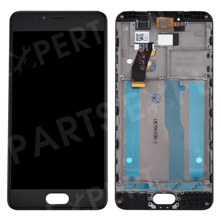 

LCD Screen and Digitizer Assembly + Frame Replacement for Meizu M5s - Black, Meizu M5s