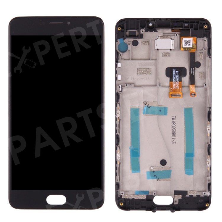 

LCD Screen and Digitizer Assembly + Frame Part for Meizu m3 note (M681H) - Black, Meizu m3 note
