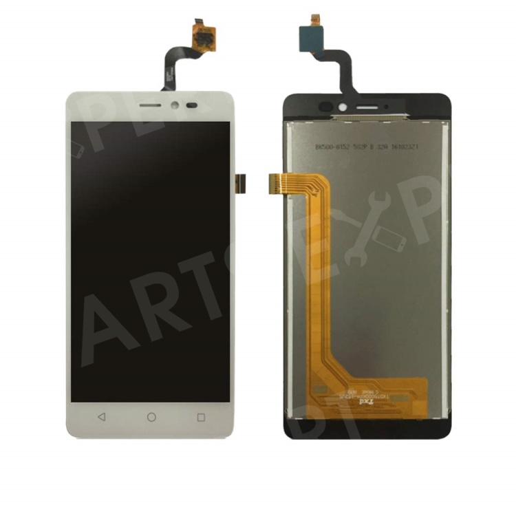 

LCD Screen and Digitizer Assembly Replacement Part for Wiko Freddy - White, Wiko Freddy