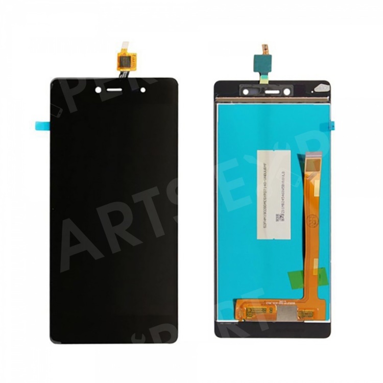 

LCD Screen and Digitizer Assembly Part for Wiko Fever 4G / Fever SE - Black, Wiko Fever 4G