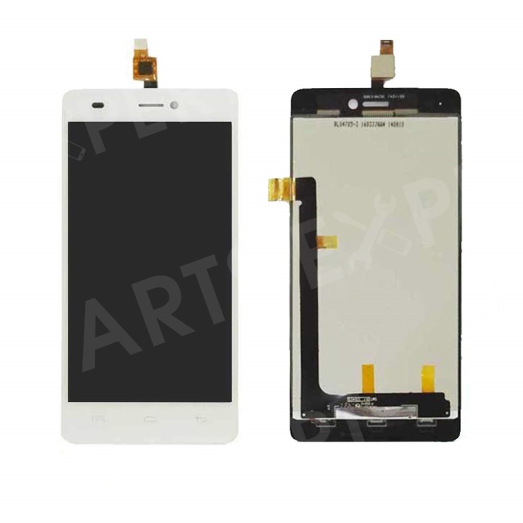 

LCD Screen and Digitizer Assembly Part Replacement for Wiko Highway Signs - White, Wiko Highway Signs