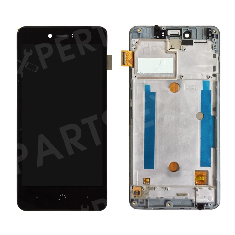 

LCD Screen and Digitizer Assembly Replacement with Frame for BQ Aquaris U / U Lite - Black, BQ Aquaris U