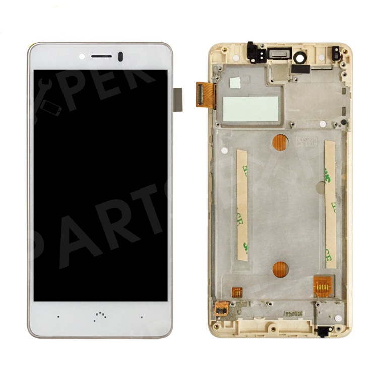 

LCD Screen and Digitizer Assembly Replacement with Frame for BQ Aquaris U / U Lite - White, BQ Aquaris U