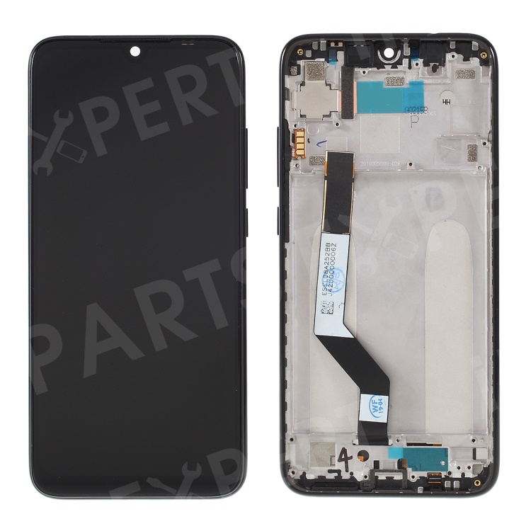 

Screen and Digitizer Assembly + Frame Replacement Part for Xiaomi Redmi Note 7 - Black, Xiaomi Redmi Note 7
