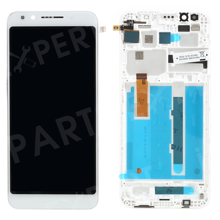 

OEM LCD Screen and Digitizer Assembly + Frame for Vodafone Smart N9 lite - White, Vodafone Smart N9 lite