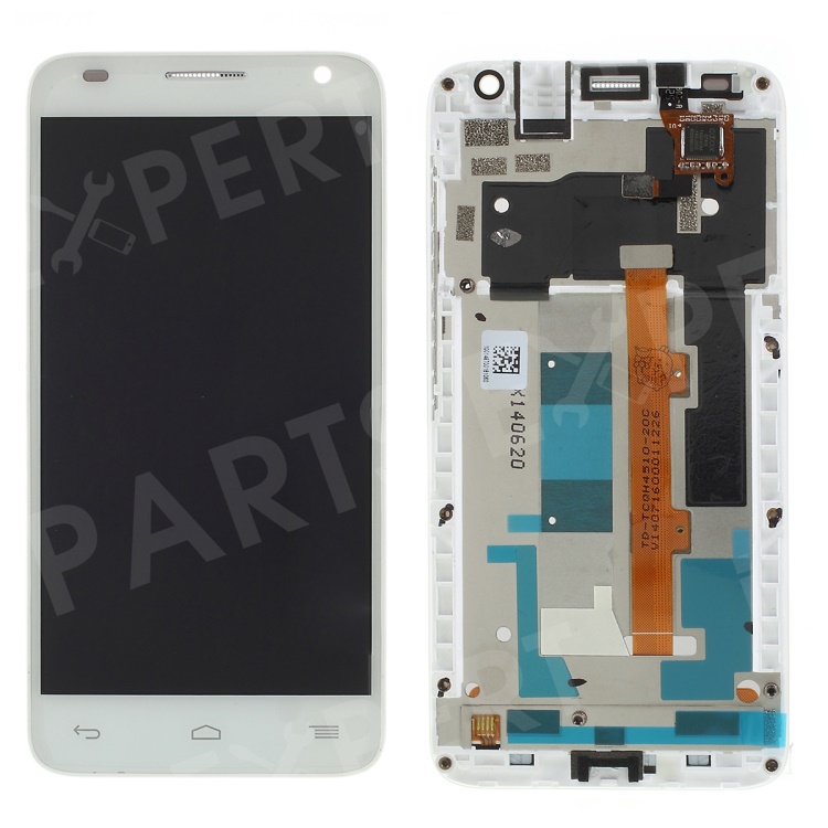 

OEM LCD Screen and Digitizer Assembly + Frame for Alcatel One Touch Idol 2 Mini S / 6036 - White, Other Alcatel Models