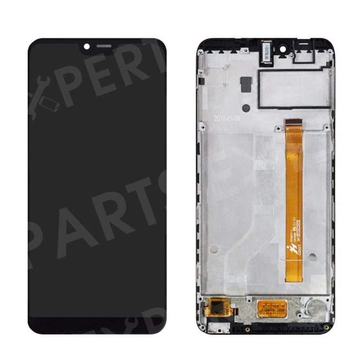 

OEM LCD Screen and Digitizer Assembly Part with Frame for Wiko View 2 Go - Black, Other Wiko Models