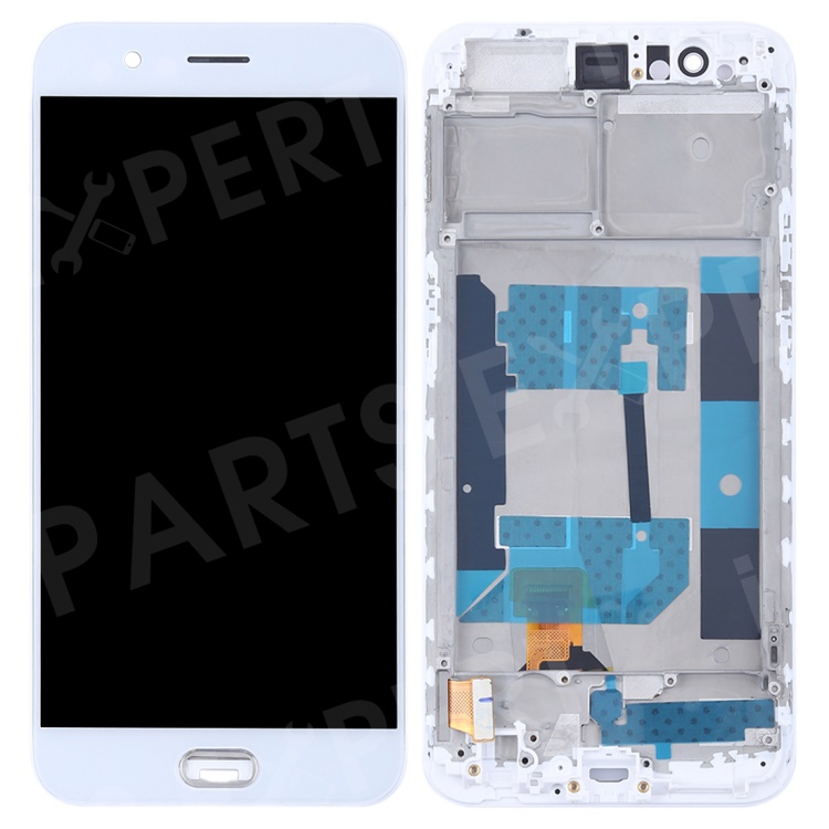 

Assembly TFT Ultra Thin LCD Screen and Digitizer Assembly + Frame for Oppo R11 - White, OPPO R11