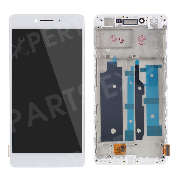 

Assembly TFT Ultra Thin LCD Screen and Digitizer Assembly + Frame for Oppo R7s - White, OPPO R7s