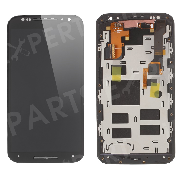 

LCD Screen and Digitizer Assembly with Front Housing for Motorola Moto X2 XT1097 (OEM Disassembly Refurbished) - Black, Moto X2