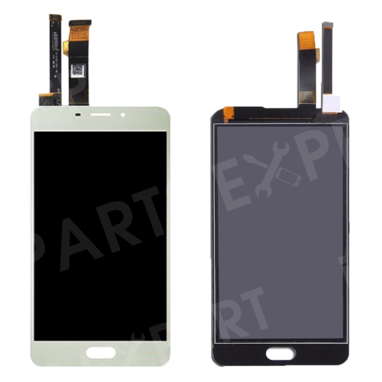

For Meizu M3E OEM Replace Part LCD Screen and Digitizer Assembly - White, Meizu m3e