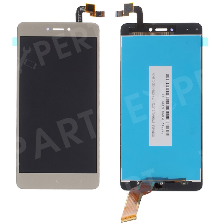 

For Xiaomi Redmi Note 4X LCD Screen and Digitizer Assembly Part - Gold Color, Xiaomi Redmi Note 4X