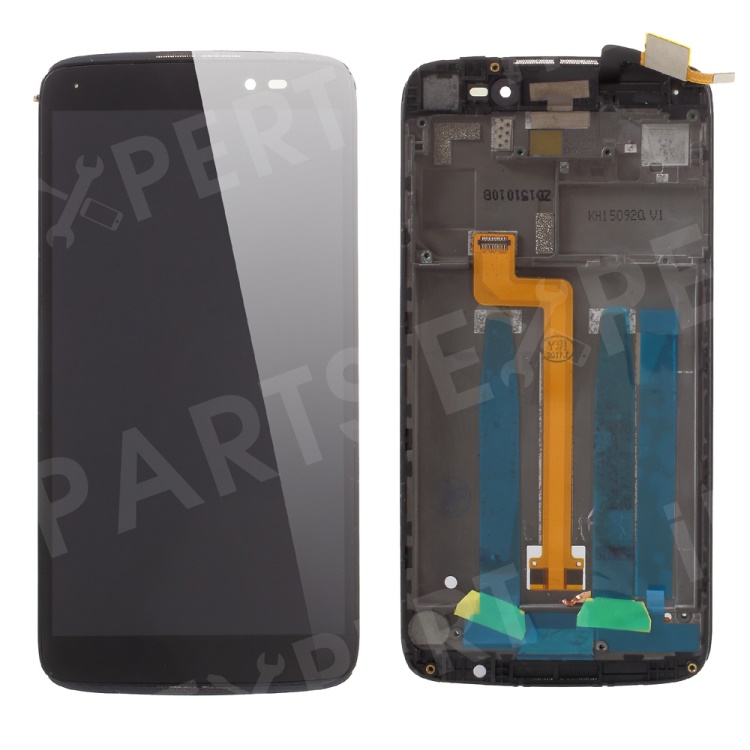 

OEM LCD Screen and Digitizer Assembly + Frame for Alcatel OneTouch Idol 3 (5.5) OT-6045 - Black, Alcatel OneTouch Idol 3 (5.5)