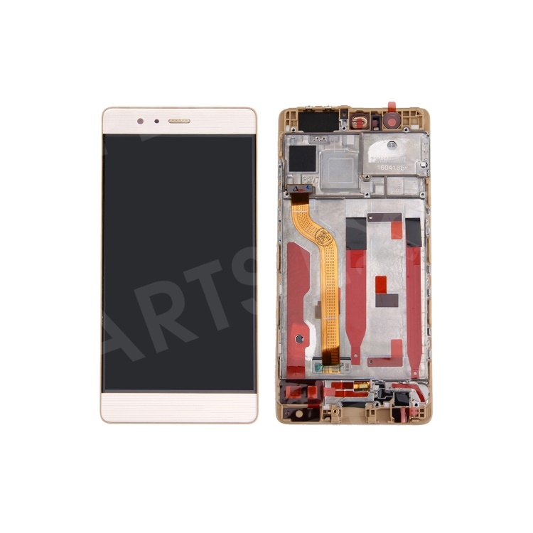 

OEM for Huawei P9 Screen and Digitizer Assembly + Frame Replacement Part - Gold Color, Huawei P9