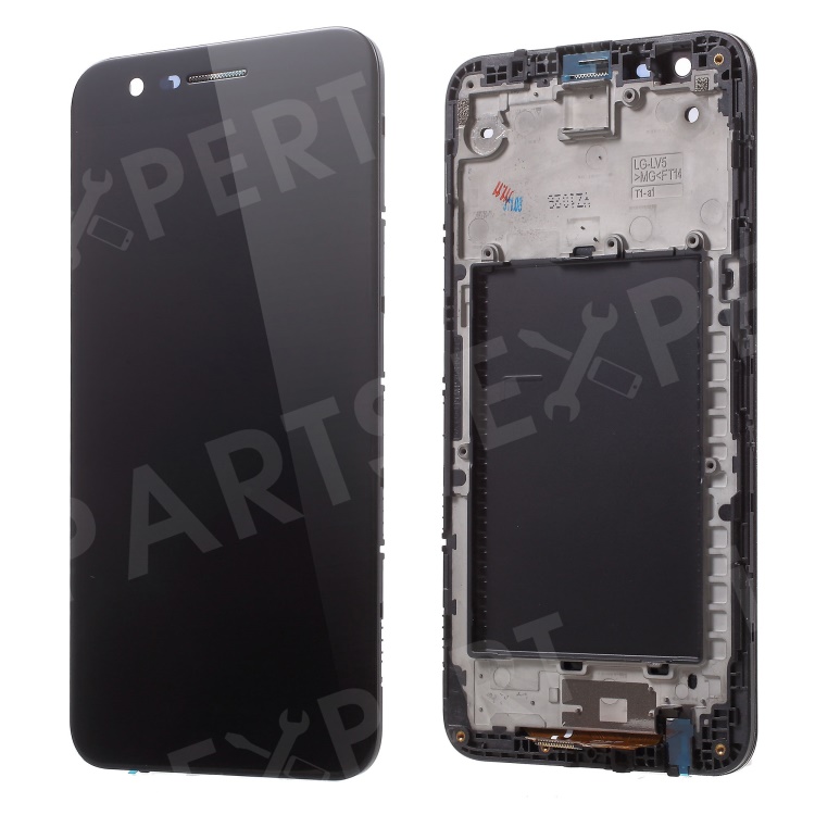 

For LG K10 (2017) OEM Screen and Digitizer Assembly + Frame Replacement Part - Black, LG K10 (2017)