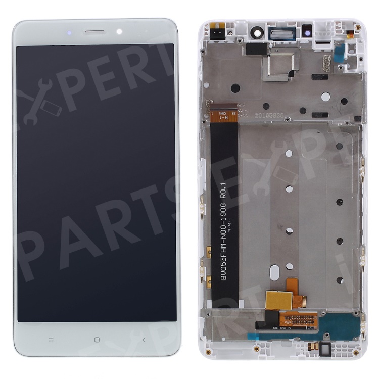 

Screen and Digitizer Assembly (OEM ) + Frame Replacement Part (Not OEM) for Xiaomi Redmi Note 4 - White, Xiaomi Redmi Note 4 (MediaTek)