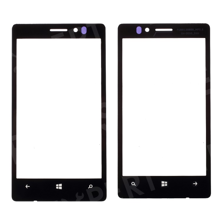 

Front Screen Glass Lens Replacement for Nokia Lumia 925 - Black, Nokia Lumia 925