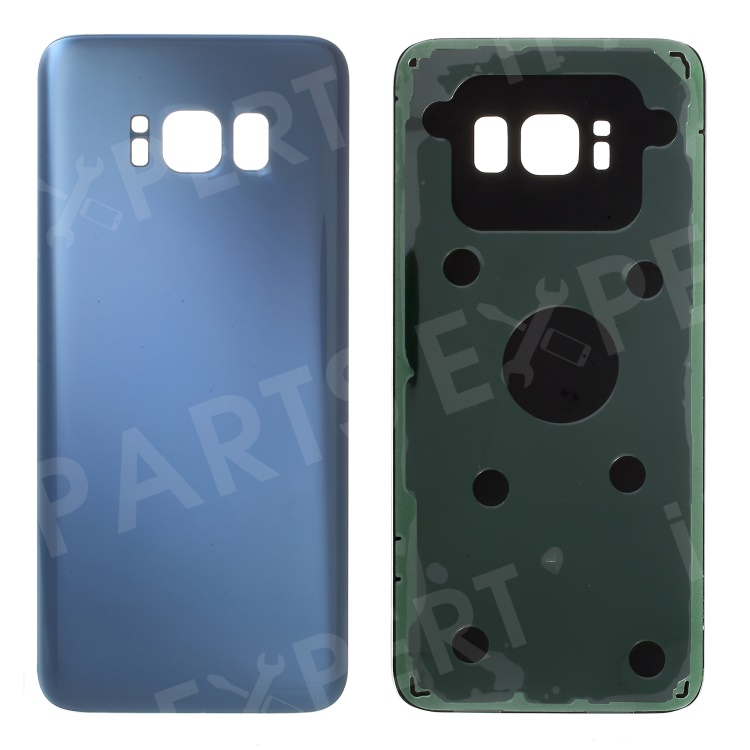 

For Samsung Galaxy S8 OEM Battery Door Cover Case Part with Adhesive Sticker - Blue, Galaxy S8