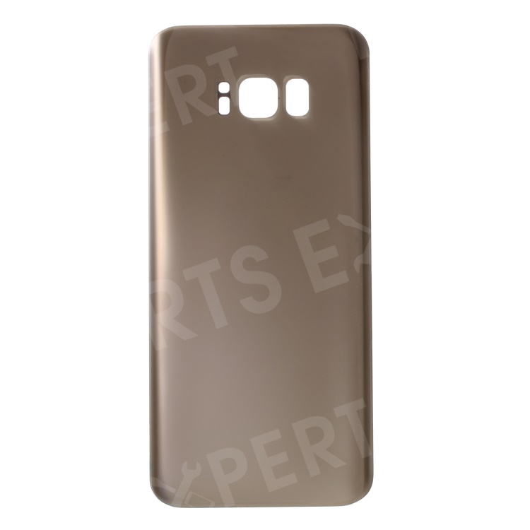 

For Samsung Galaxy S8 Plus SM-G955 OEM Battery Housing Cover Replacement Part with Adhesive Sticker - Gold Color, Galaxy S8+