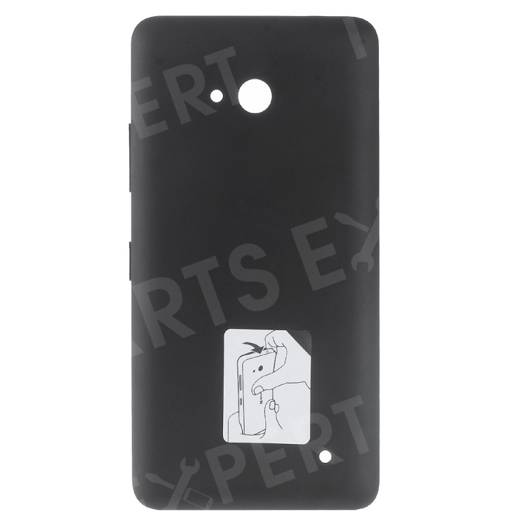

OEM Battery Cover Housing for Microsoft Lumia 640 Dual Sim / 640 LTE Dual - Black, Microsoft Lumia 640 Dual SIM