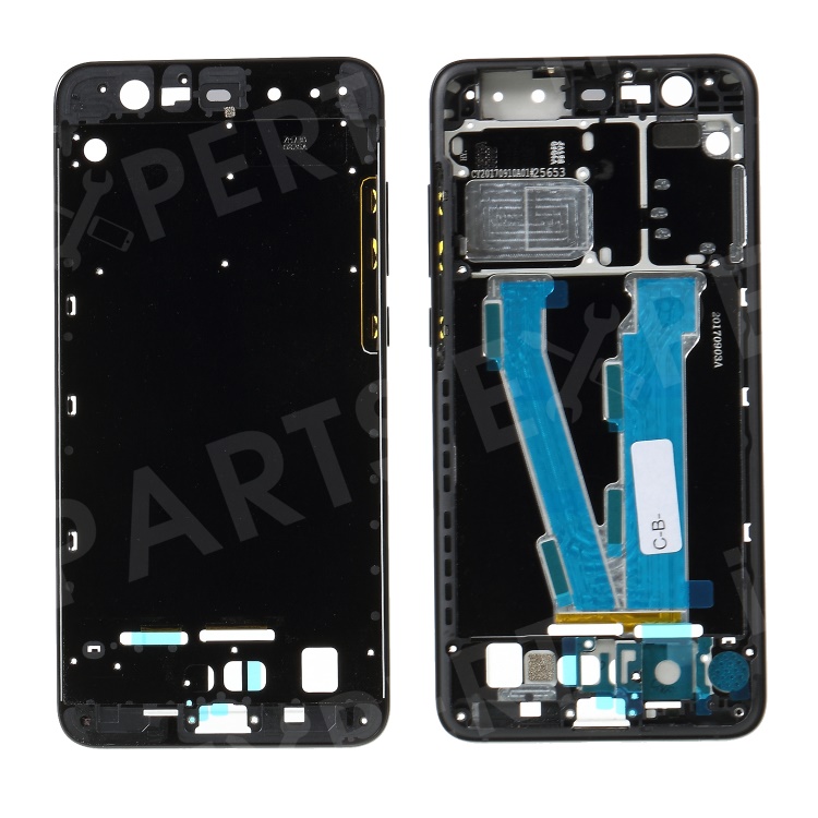 

OEM Middle Plate Frame Spare Part (A Side) for Xiaomi Mi Note 3 - Black, Xiaomi Mi Note 3