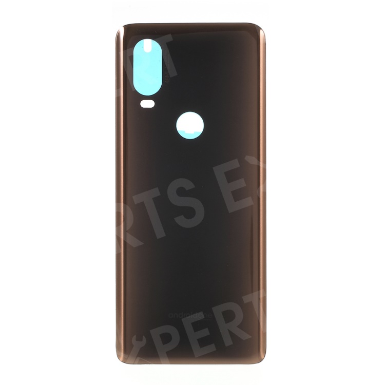 

For Motorola One Vision XT1970-1 OEM Back Battery Housing Cover Part with Adhesive Sticker - Coffee, Motorola One Vision