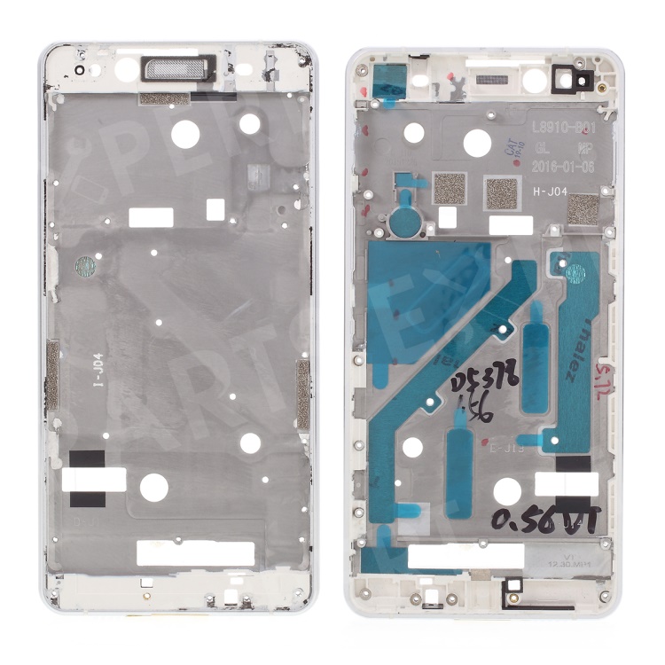 

OEM Disassembly Middle Plate Frame Part for BQ Aquaris M5.5 - Silver, BQ Aquaris M5.5