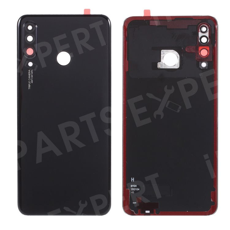 

OEM Back Door Housing Replacement Part with 48MP Camera Lens Cover for Huawei P30 Lite - Black, Huawei P30 Lite