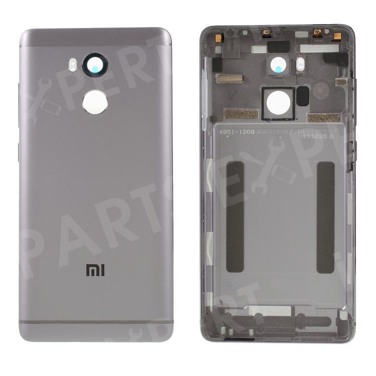 

OEM Back Battery Housing Cover Parts for Xiaomi Redmi 4 Prime / 4 Pro - Grey, Xiaomi Redmi 4 Prime