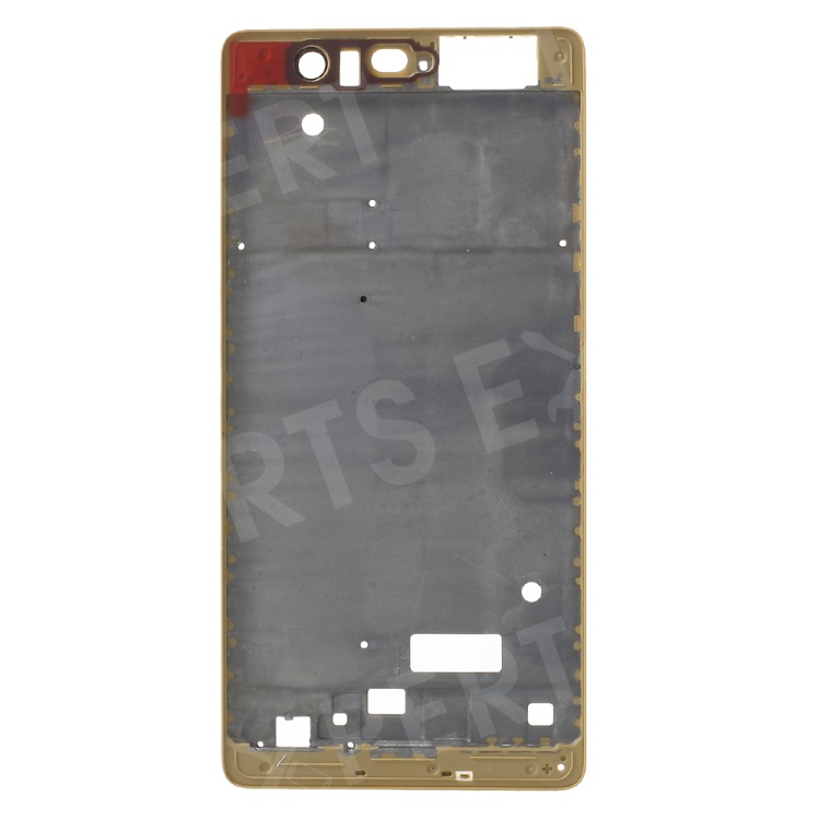 

For Huawei P9 OEM Front Housing Frame + Earpiece Mesh Replace Part - Gold Color, Huawei P9