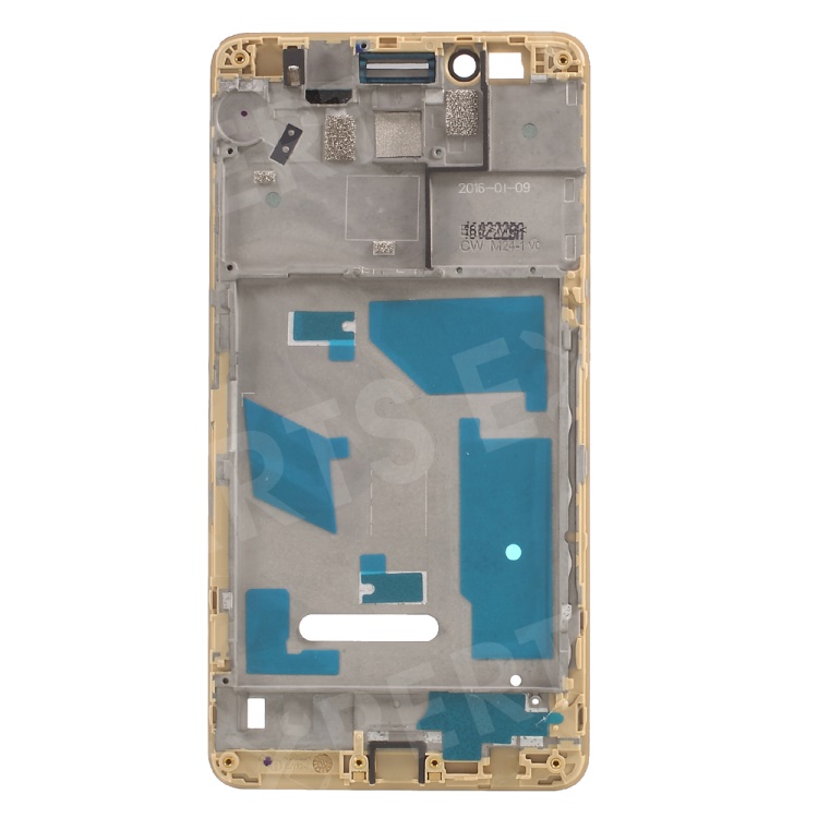 

OEM Front Housing Frame + Earpiece Mesh Replace Part for Huawei Honor 5X - Gold Color, Huawei Honor 5X