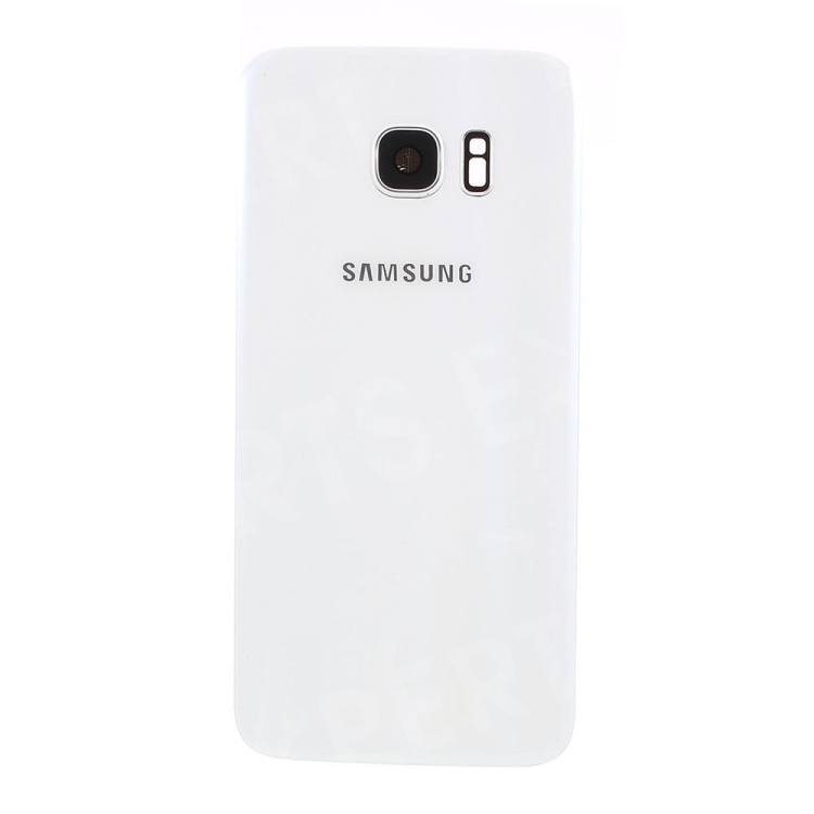 

OEM Battery Housing with Adhesive Sticker + Waterproof Adhesive + Camera Lens Ring Cover for Samsung Galaxy S7 edge G935 - White, Galaxy S7 edge