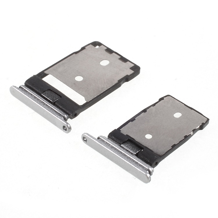 

OEM SIM + Micro SD Card Tray Holder Set for HTC One A9 - Silver Color, HTC One A9