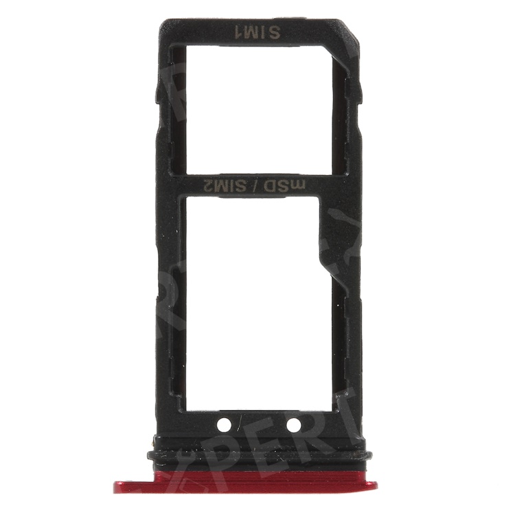 

OEM SIM/Micro SD Card Tray Holder Part for HTC U11 - Red, HTC U11