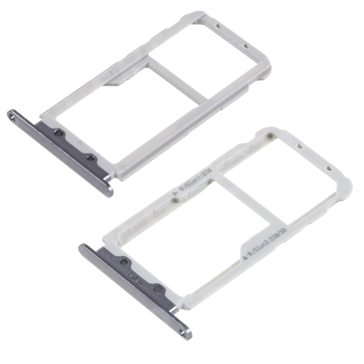 

OEM Dual SIM MicroSD Card Tray Slot Replacement for Huawei nova 2s - Grey, Huawei nova 2s