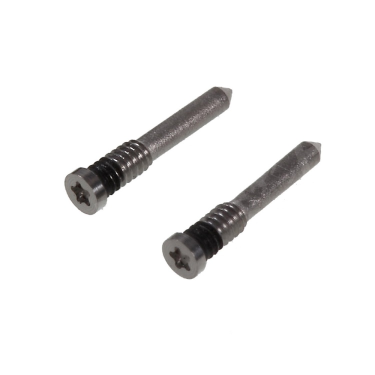 

2PCS/Pack OEM Dock Connector Screws Part for iPhone X - Silver, iPhone X