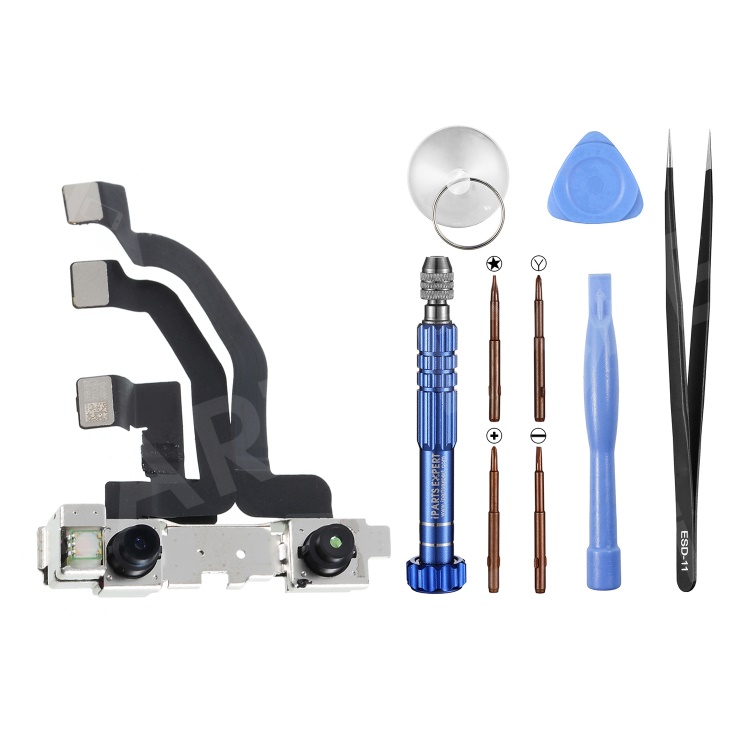 

OEM Front Facing Camera Module + 5PCS Repairing Tool Kit for iPhone X, iPhone X