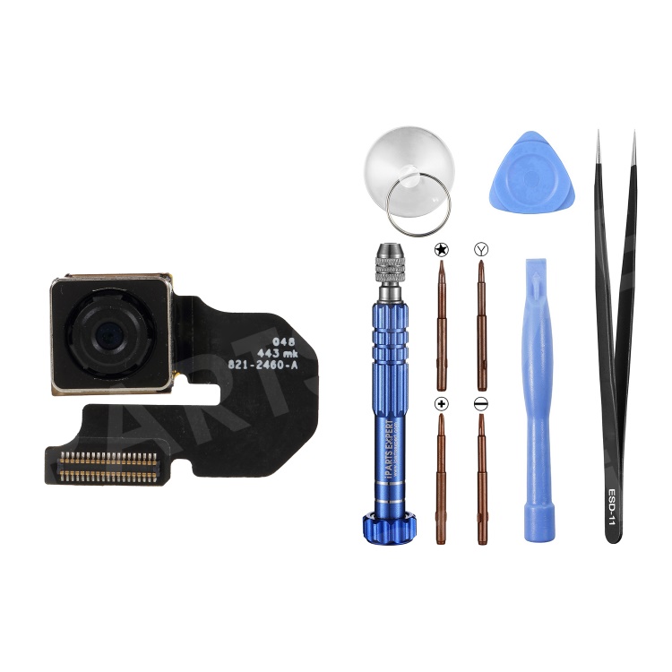 

For iPhone 6 4.7-inch OEM Rear Big Back Camera Module Spare Part + 5PCS Repairing Tool Kit, iPhone 6 4.7-inch