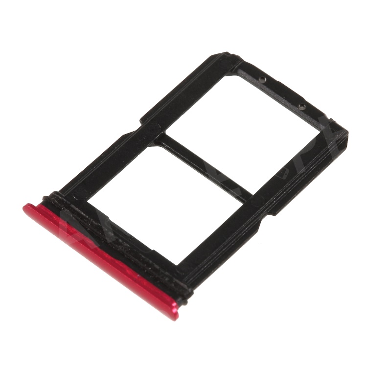 

OEM Dual SIM Card Tray Slot Spare Part for OnePlus 6 - Red, OnePlus 6