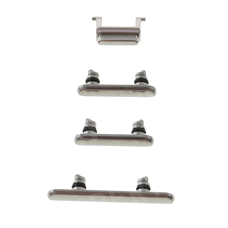 

OEM Side Keys Parts (Mute / Power / Volume Buttons) for iPhone XS Max 6.5 inch / XS 5.8 inch - Silver, iPhone XS Max 6.5 inch