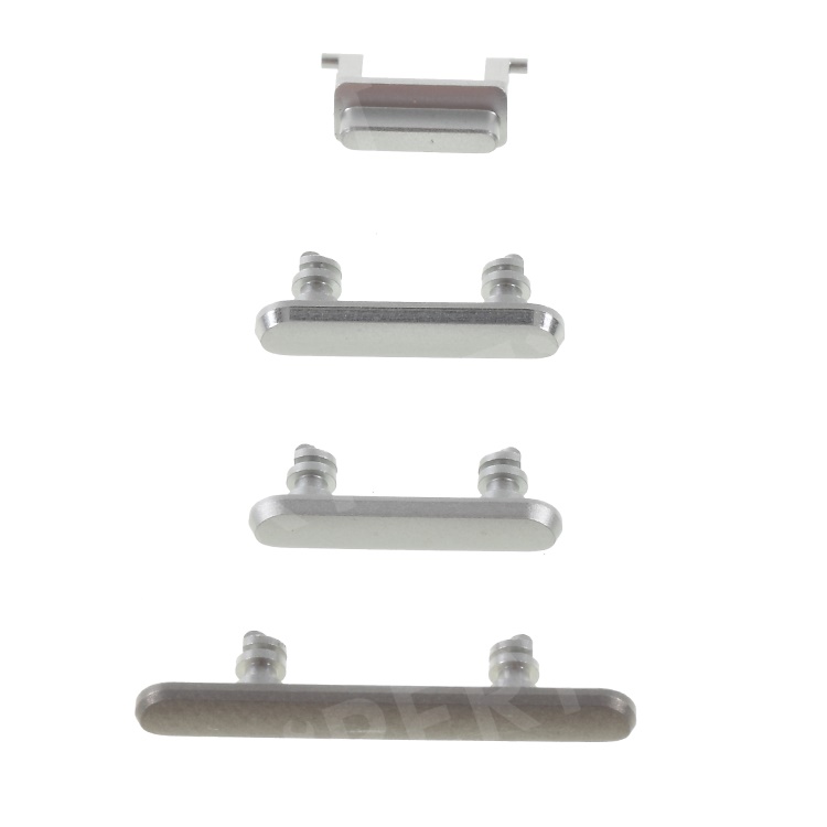 

OEM Side Key Button Set (Mute / Power / Volume Buttons) for iPhone XR 6.1 inch - White, iPhone XR 6.1 inch
