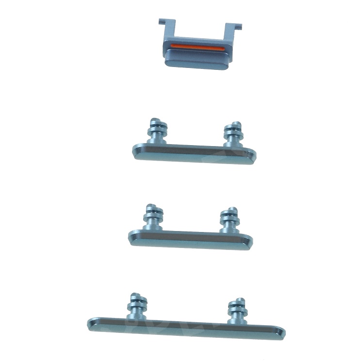

OEM Side Button Set Parts (Mute / Power / Volume Buttons) for iPhone XR 6.1 inch - Blue, iPhone XR 6.1 inch